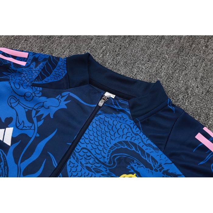 Tuta da Track di Felpa Real Madrid Dragon Bambino 2024-2025 Blu